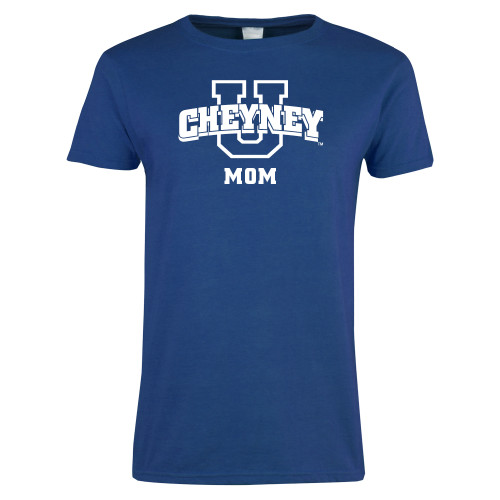  Womens Royal Short Sleeve Tee - Mom