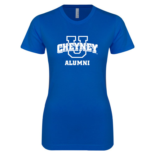  Next Level Womens Royal Boyfriend Tee - Alumni