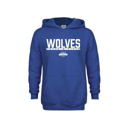  Youth Royal Fleece Hoodie - Track and Field in Bar