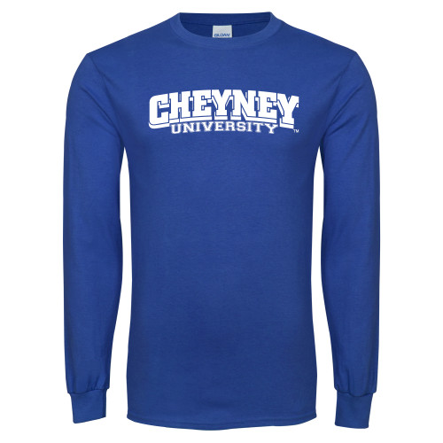  Royal Long Sleeve T Shirt - Cheyney University