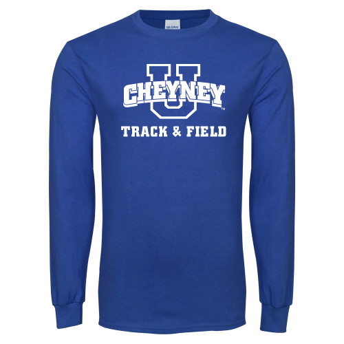  Royal Long Sleeve T Shirt - Track and Field