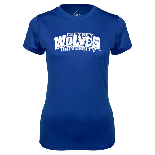  Womens Royal Performance Tee - Primary Mark