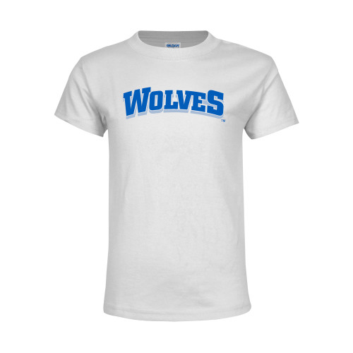  Youth White T Shirt - Wolves