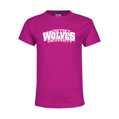  Youth Hot Pink T Shirt - Primary Mark