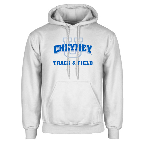  White Fleece Hoodie - Track and Field