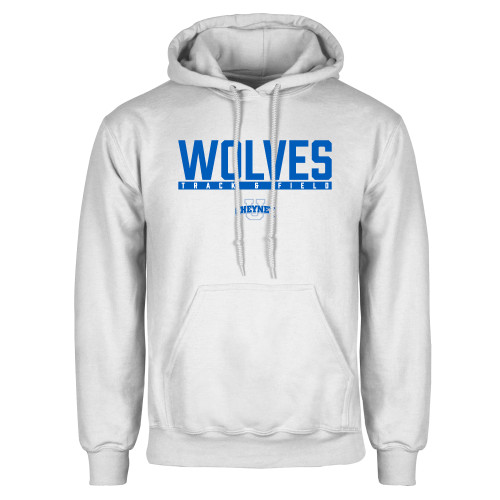  White Fleece Hoodie - Track and Field in Bar