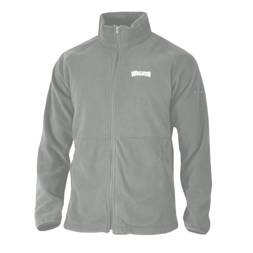  Columbia Grey Everest Ridge Fleece Full Zip Jacket - Wolves