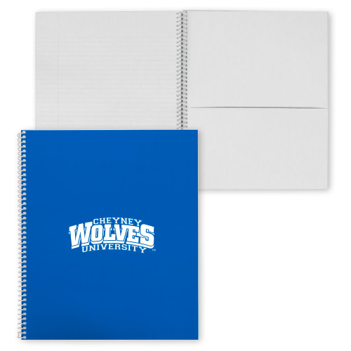  College Spiral Notebook w/Clear Coil - Primary Mark