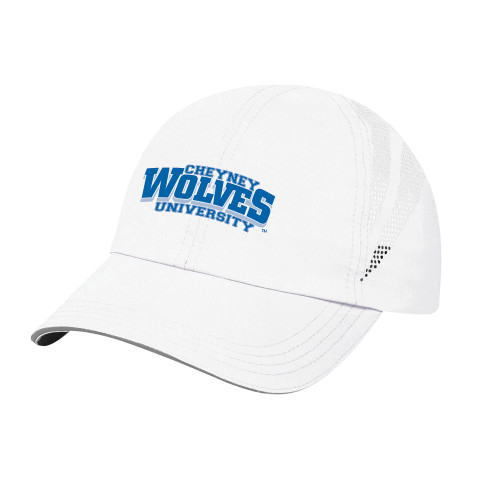  White Performance Cap - Primary Mark