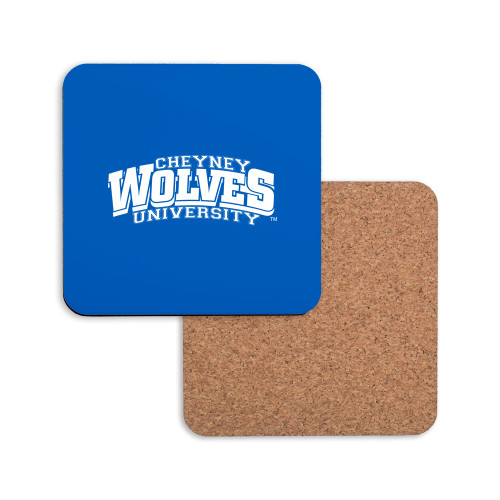  Hardboard Coaster w/Cork Backing - Primary Mark