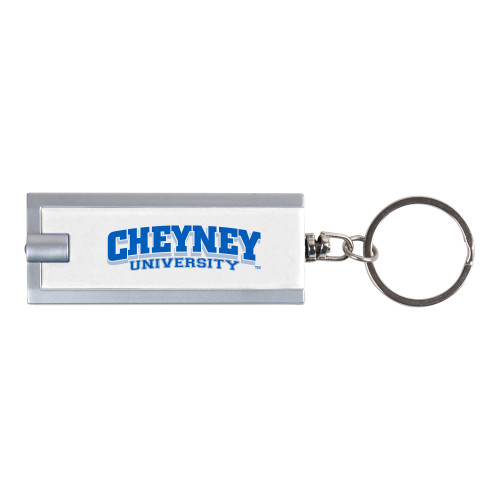  Turbo White Flashlight Key Holder - Cheyney University