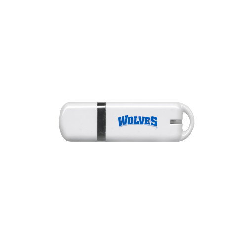  USB White Pen Drive 4G - Wolves