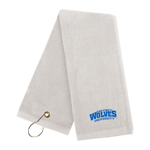  White Golf Towel - Primary Mark