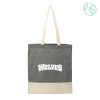 Thumbnail image for  Split Recycled Black Cotton Twill Convention Tote
