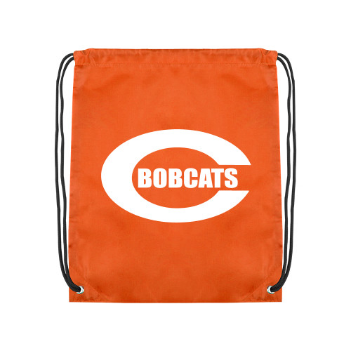  Orange Drawstring Backpack - C - Bobcats