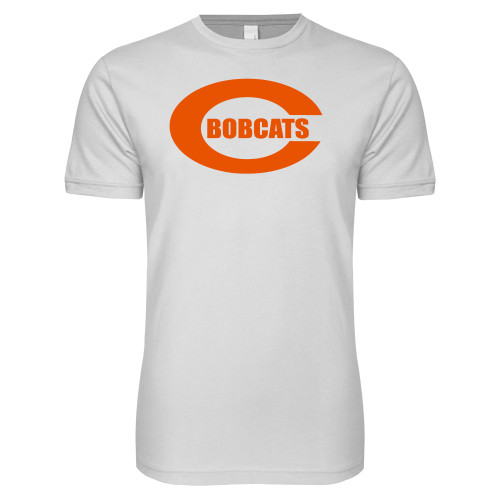  Next Level White SoftStyle T Shirt - C - Bobcats