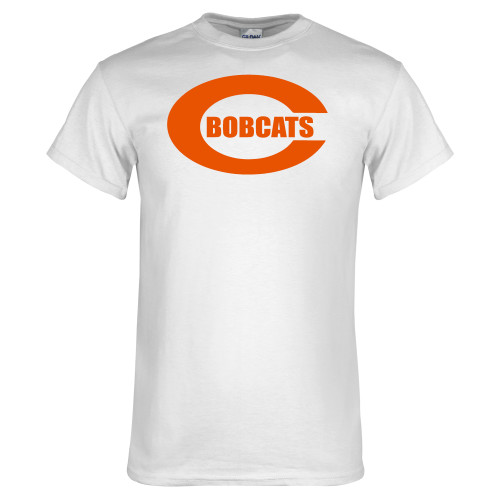  White T Shirt - C - Bobcats