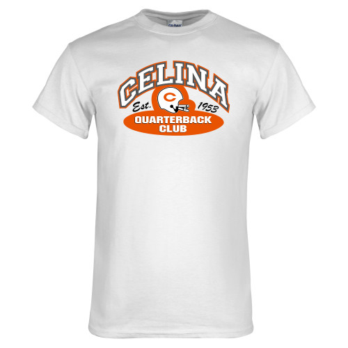  White T Shirt - Celina Quarterback Club