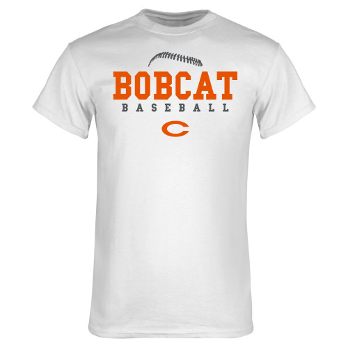  White T Shirt - Baseball Seams