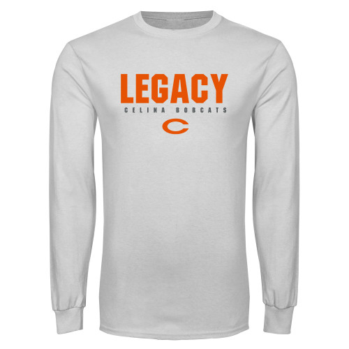  White Long Sleeve T Shirt - LEGACY
