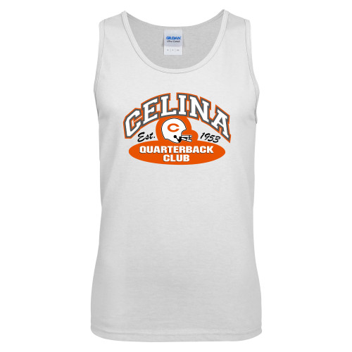  White Tank Top - Celina Quarterback Club