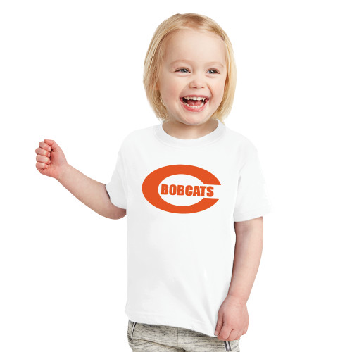  Toddler White T Shirt - C - Bobcats