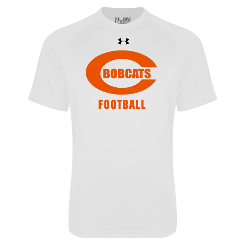  Under Armour White Tech Tee - Football