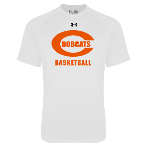  Under Armour White Tech Tee - Basketball
