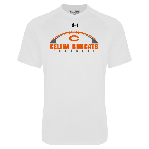  Under Armour White Tech Tee - Football Arch