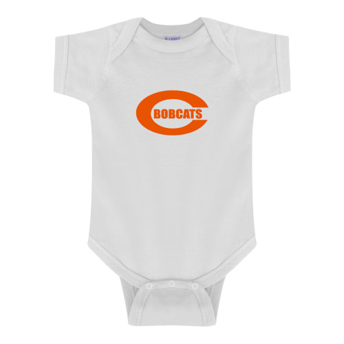  White Infant Onesie - C - Bobcats