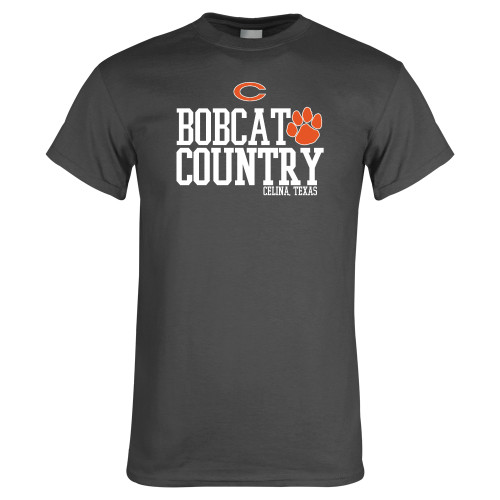  Charcoal T Shirt - Bobcat Country