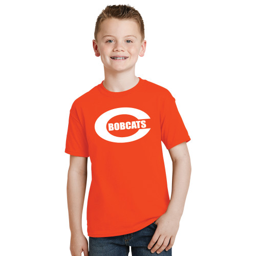  Youth Orange T Shirt - C - Bobcats