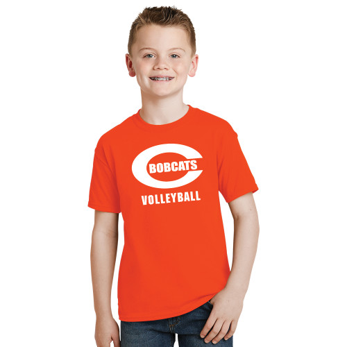  Youth Orange T Shirt - Volleyball