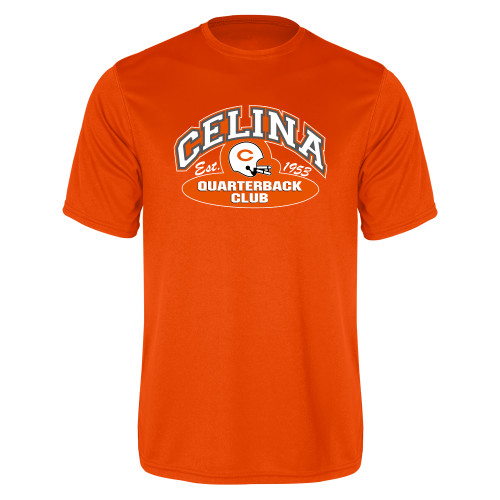  Orange Performance Tee - Celina Quarterback Club