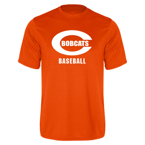  Orange Performance Tee - Baseball