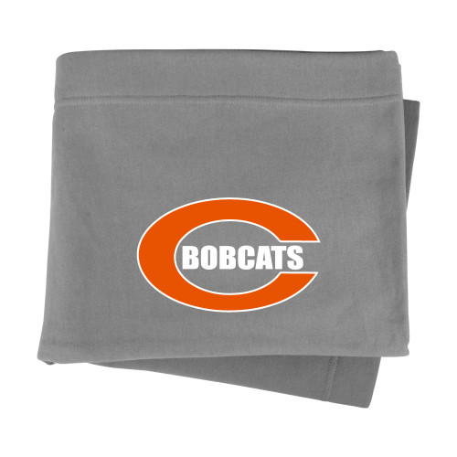  Grey Sweatshirt Blanket - C - Bobcats