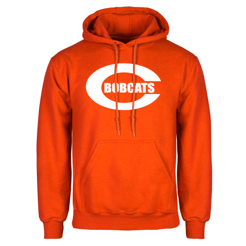  Orange Fleece Hoodie - C - Bobcats