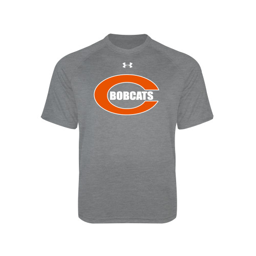  Under Armour Youth Grey Tech Tee - C - Bobcats
