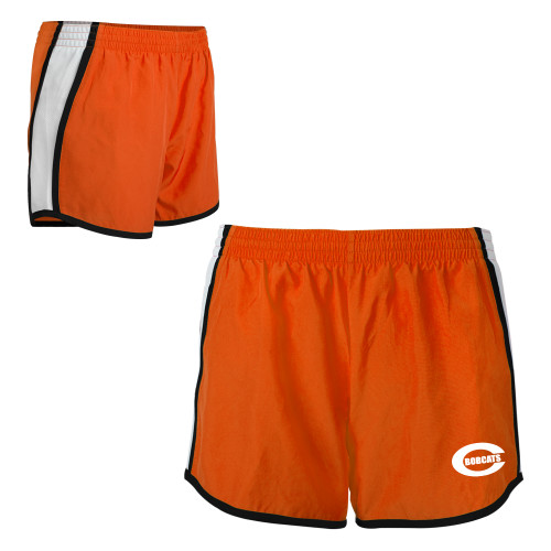  Womens Orange/White Team Short - C - Bobcats