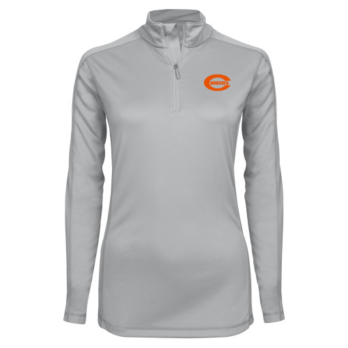  Syntrel Womens Platinum Interlock 1/4 Zip - C - Bobcats
