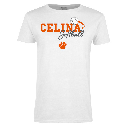 Celina High School Womens White Short Sleeve Tee