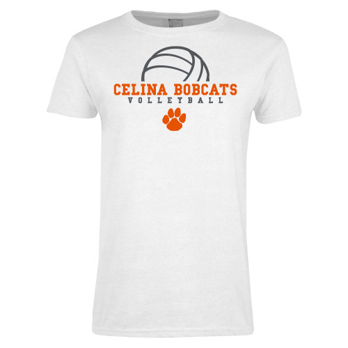 Celina High School Womens White Short Sleeve Tee