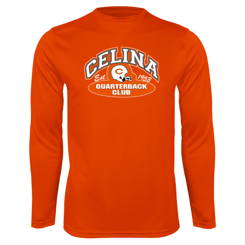 Celina High School Orange Performance Long Sleeve Shirt