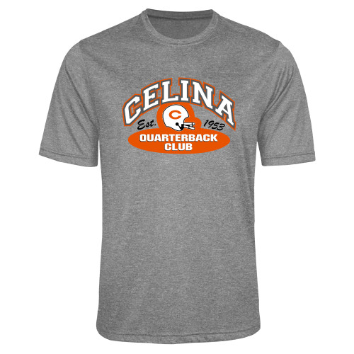 Celina High School Grey Heather Performance Contender Tee