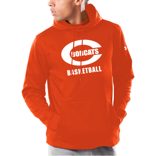  Under Armour Orange Armour Fleece Hoodie - Basketball