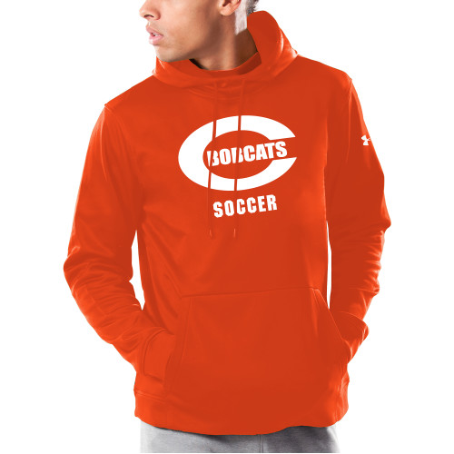  Under Armour Orange Armour Fleece Hoodie - Soccer