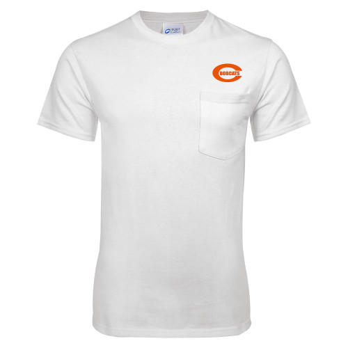 Celina High School White T-Shirt w/Pocket