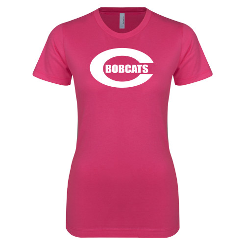 Celina High School Next Level Womens Fuchsia Boyfriend Tee