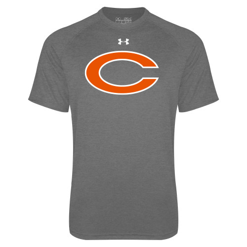  Under Armour Carbon Heather Tech Tee - C