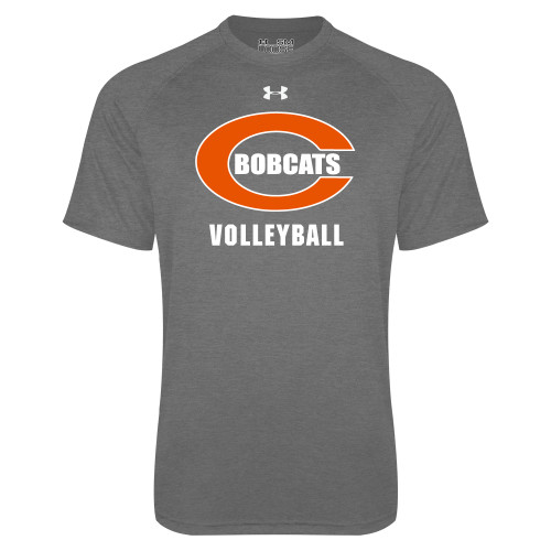  Under Armour Carbon Heather Tech Tee - Volleyball